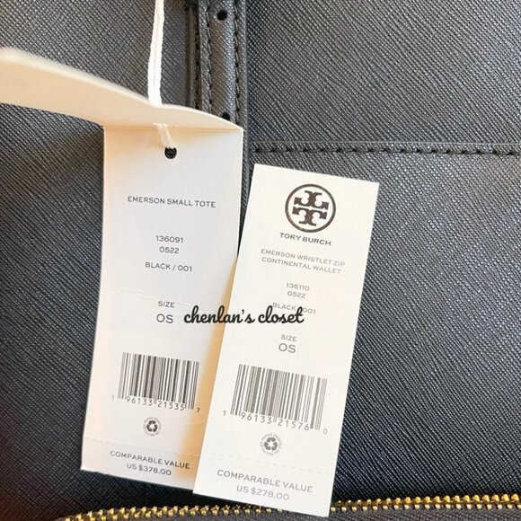 🔥NeW! Tory Burch Set Emerson Small Tote & Continental Wallet - Picture 7 of 11